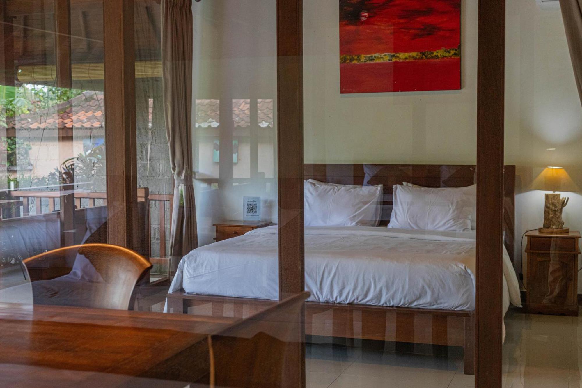 Sari Bamboo Bungalows Ubud Habitación foto