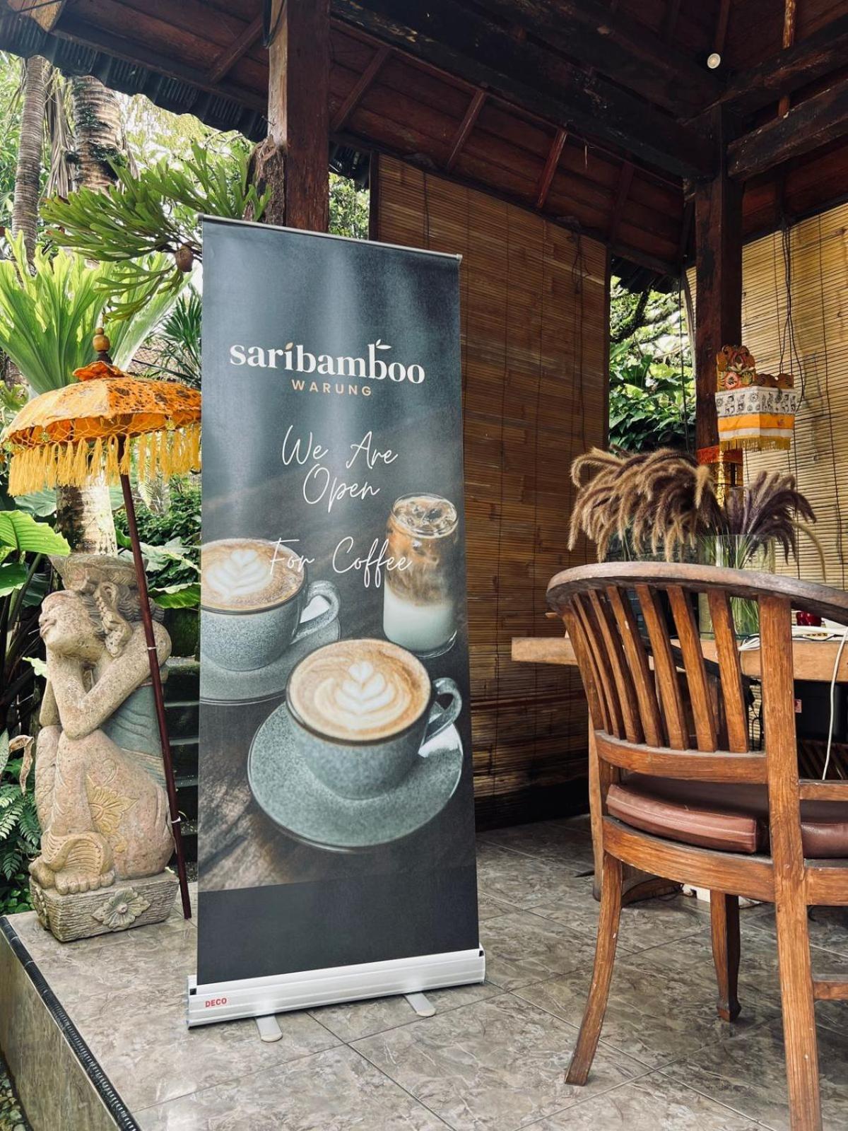 Sari Bamboo Bungalows Ubud Exterior foto
